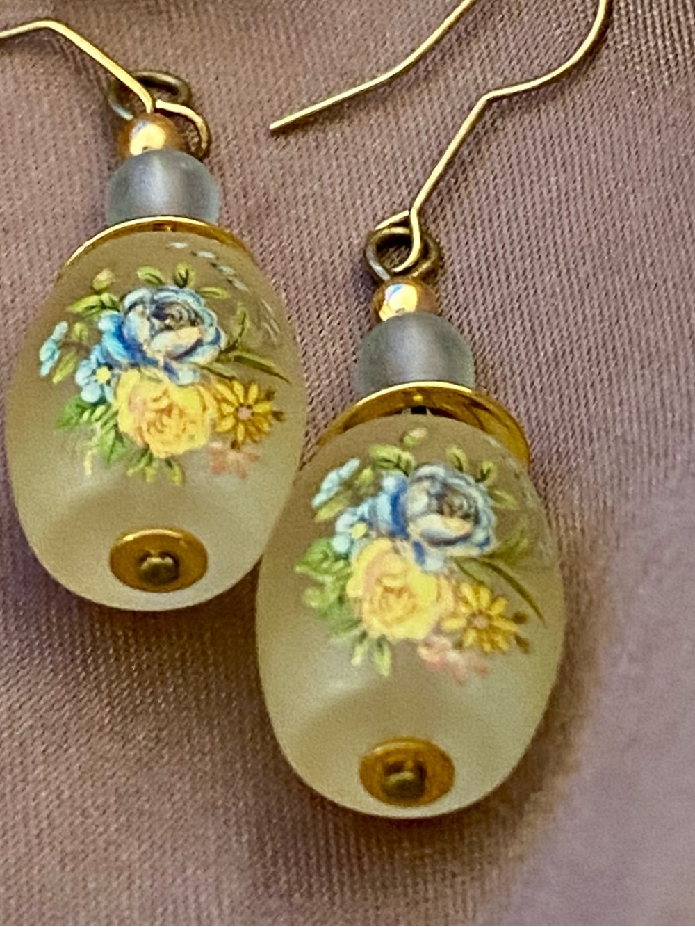 Lovely "Balinese-style" lantern earrings.